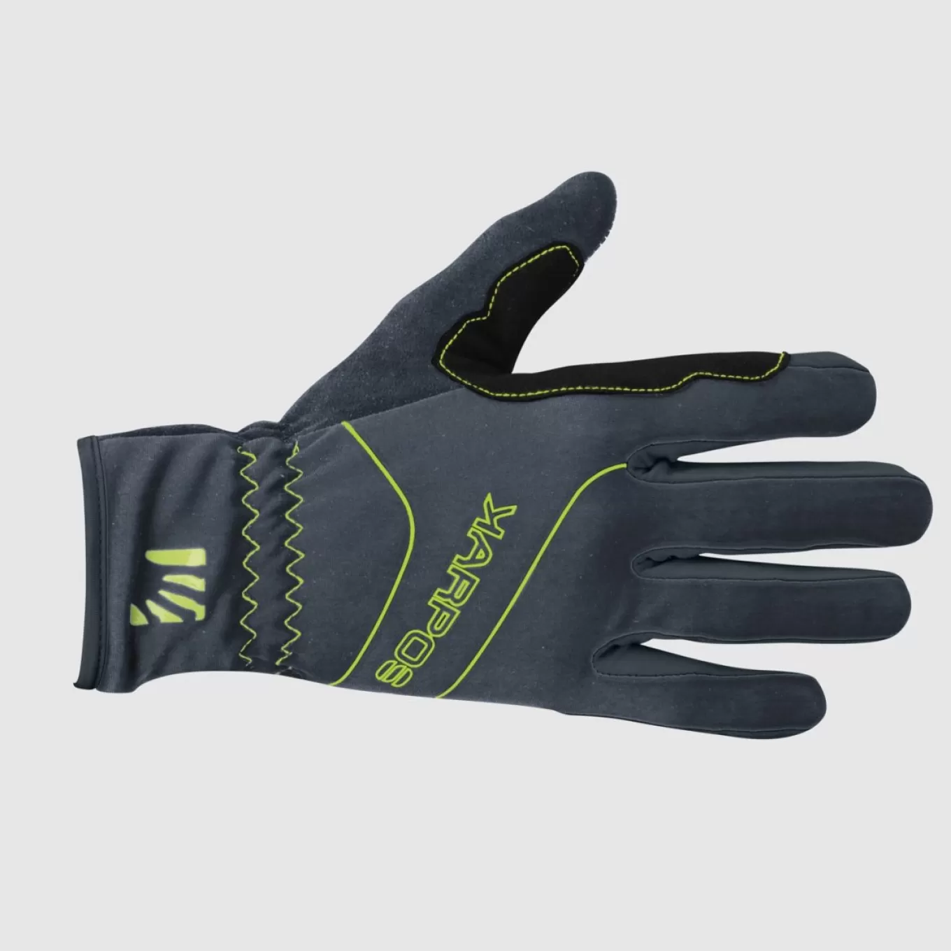 Winter | Skimo Touring | Karpos ALAGNA GLOVE DARK SLATE/LIME GREEN