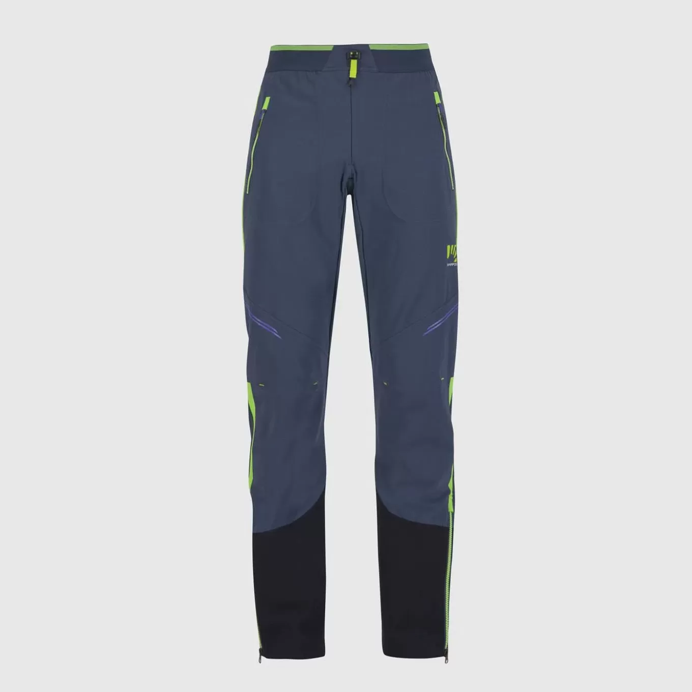 Outlet | Winter | Karpos ALAGNA PLUS EVO PANTS MIDNIGHT/GREEN FLASH