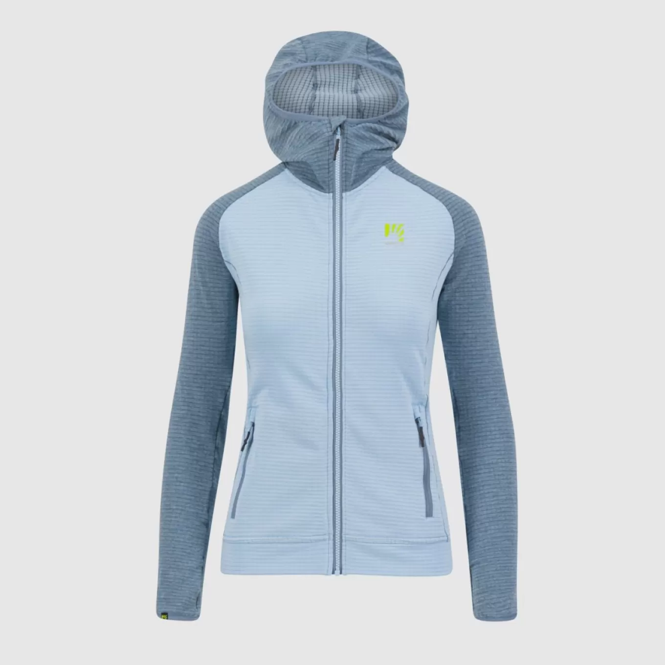 Outlet | Mountaineering | Karpos AMBRIZZOLA W FULL-ZIP HOODIE AQUAMARINE/SPRING LAKE