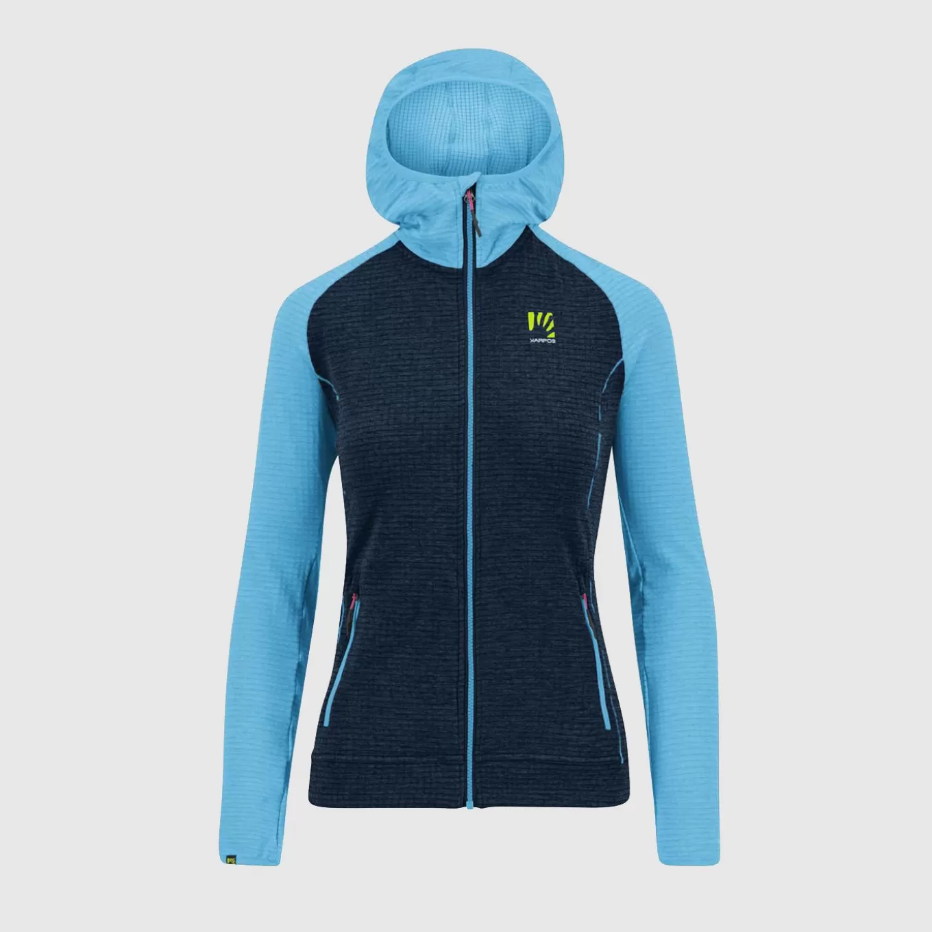 Mountaineering | Climbing | Karpos AMBRIZZOLA W FULL-ZIP HOODIE SKY CAPTAIN/BLUE ATOLL