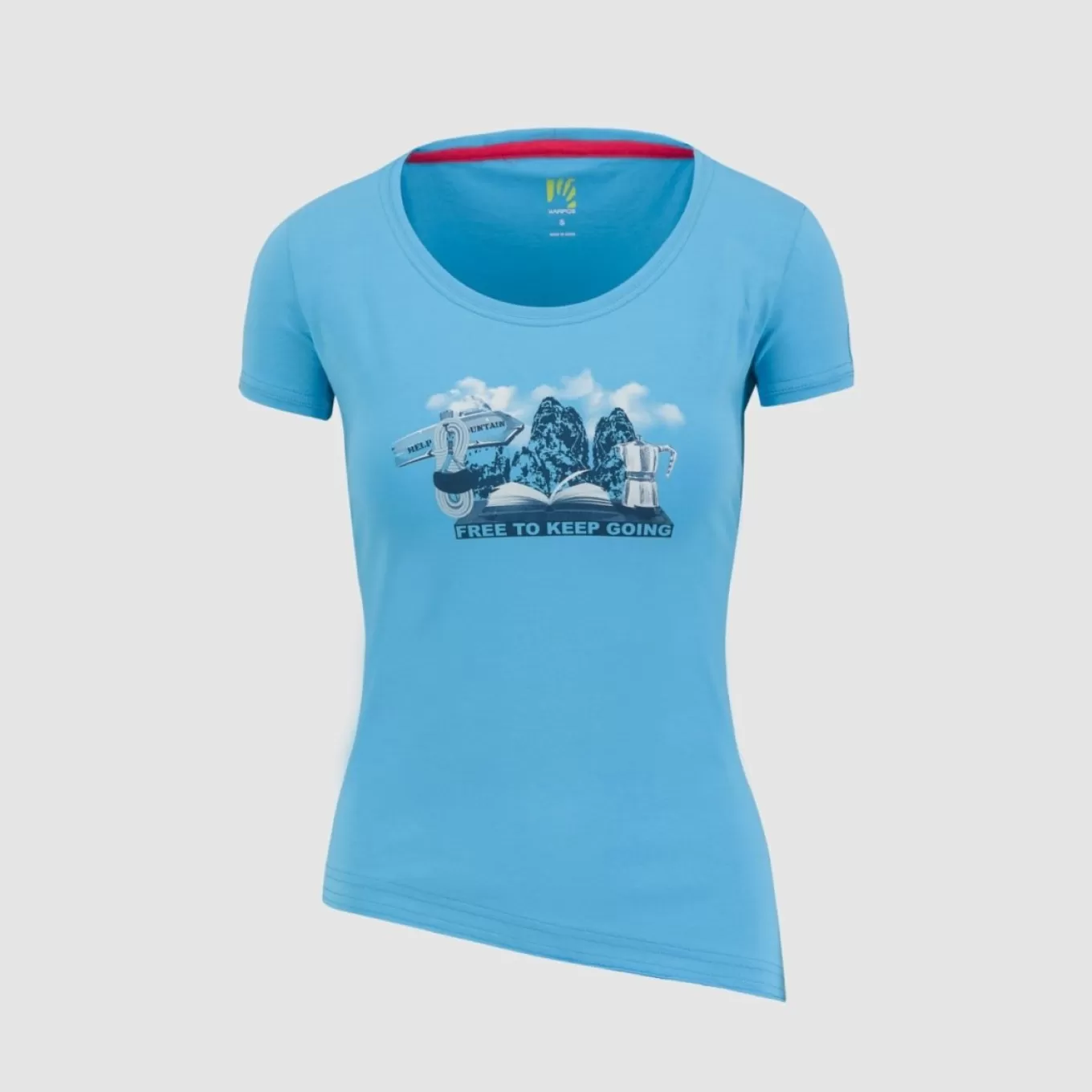 Outlet | Lifestyle | Karpos ANEMONE EVO W T-SHIRT BLUE ATOLL