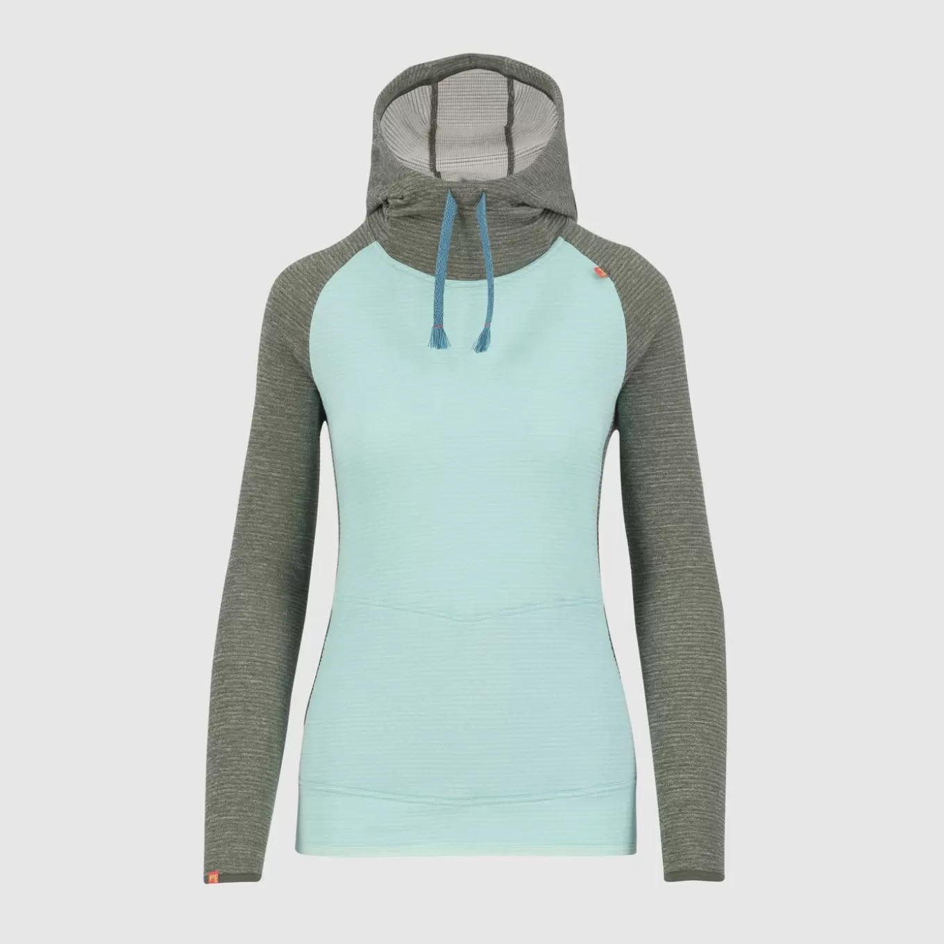 Outlet | Lifestyle | Karpos CAMOSCIO W HOODIE AQUA SKY/THYME