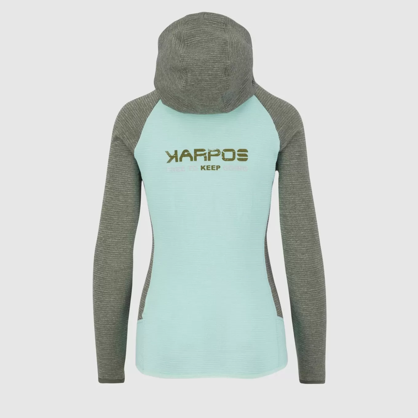 Outlet | Lifestyle | Karpos CAMOSCIO W HOODIE AQUA SKY/THYME