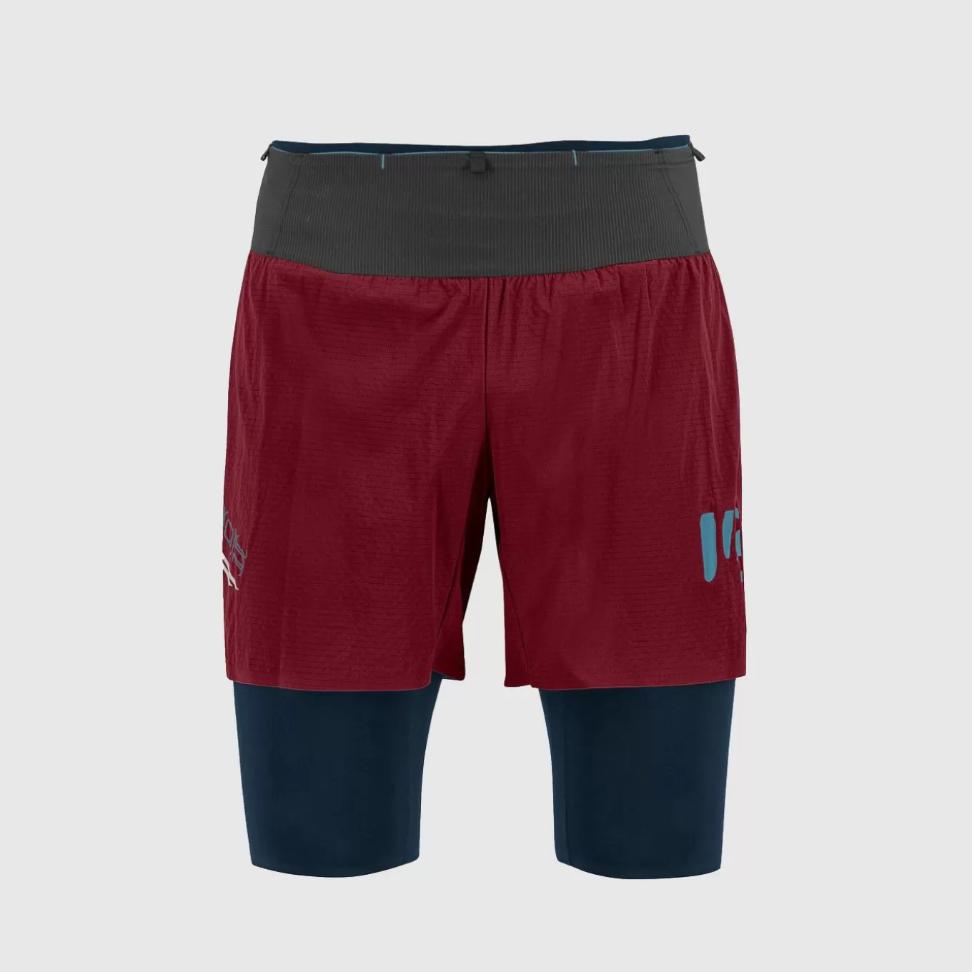 Trail Running | Shorts | Karpos CENGIA SHORTS POMEGRANATE/OUTER SPACE