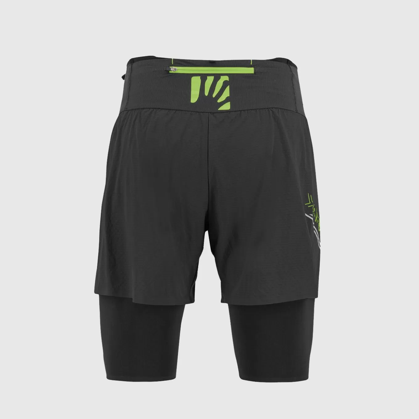 Shorts | Trail Running | Karpos CENGIA SHORTS BLACK/JASMINE GREEN