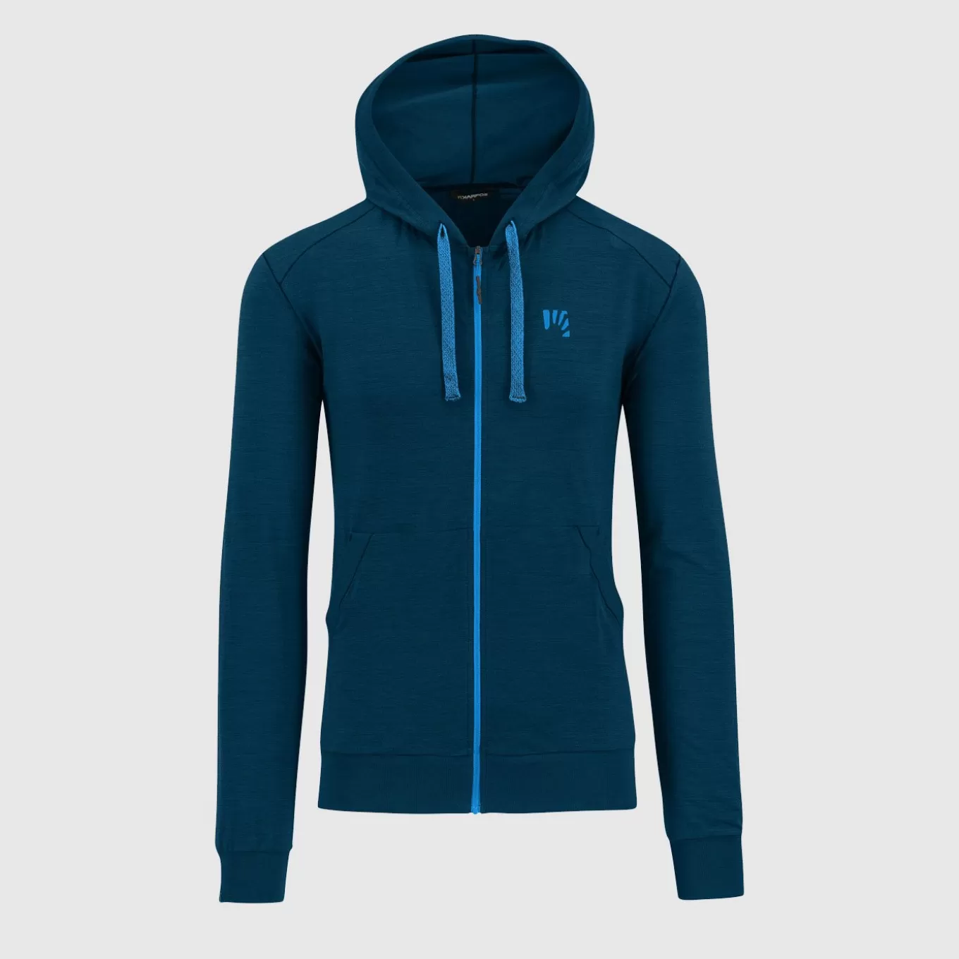 Lifestyle | Climbing | Karpos COPPOLO MERINO FULL ZIP HOODIE GIBRALTAR SEA