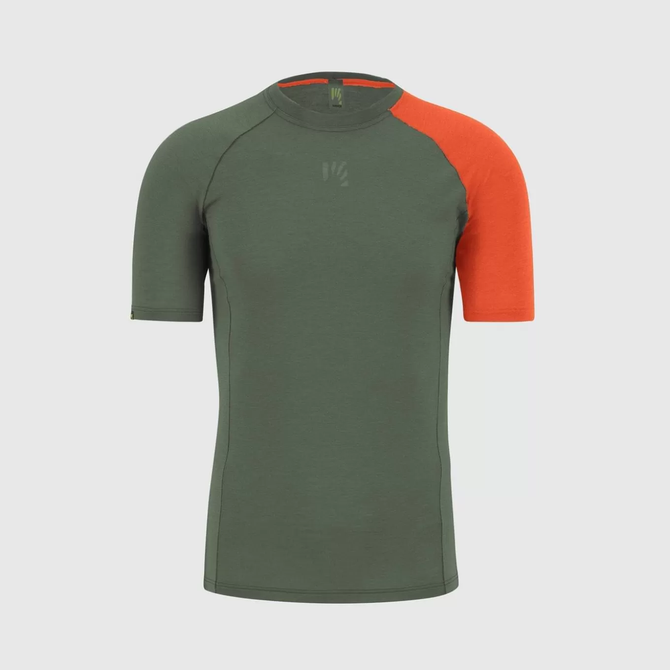 Base layer | Outlet | Karpos DINAMICO MERINO 130 T-SHIRT THYME/SPICY ORANGE