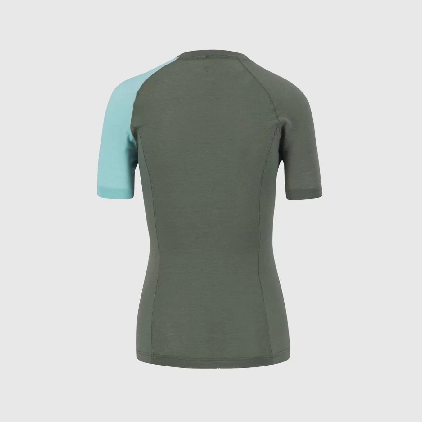 Base layer | Skimo Touring | Karpos DINAMICO MERINO 130 W T-SHIRT THYME/AQUA SKY