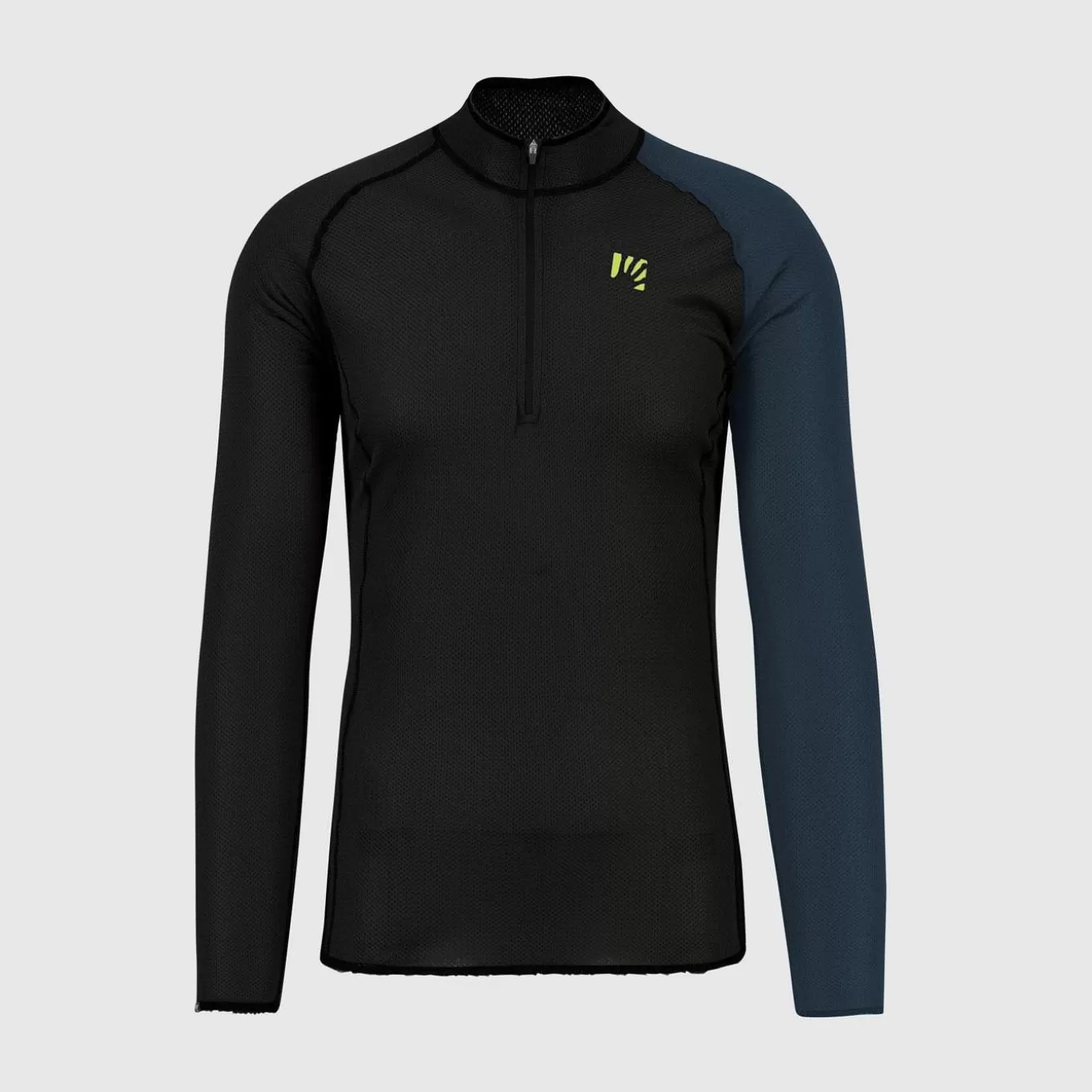 Winter | Skimo Touring | Karpos DINAMICO OCTA JERSEY LS HALF ZIP BLACK/MIDNIGHT