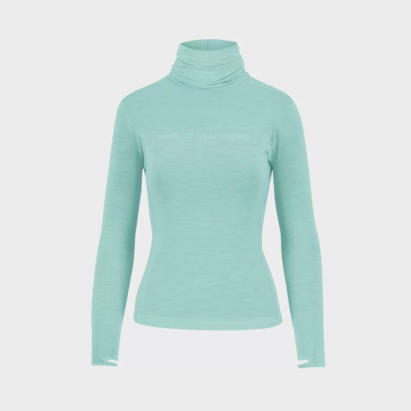 Training | T-Shirts | Karpos EASYFRIZZ MERINO W JERSEY LS AQUA SKY