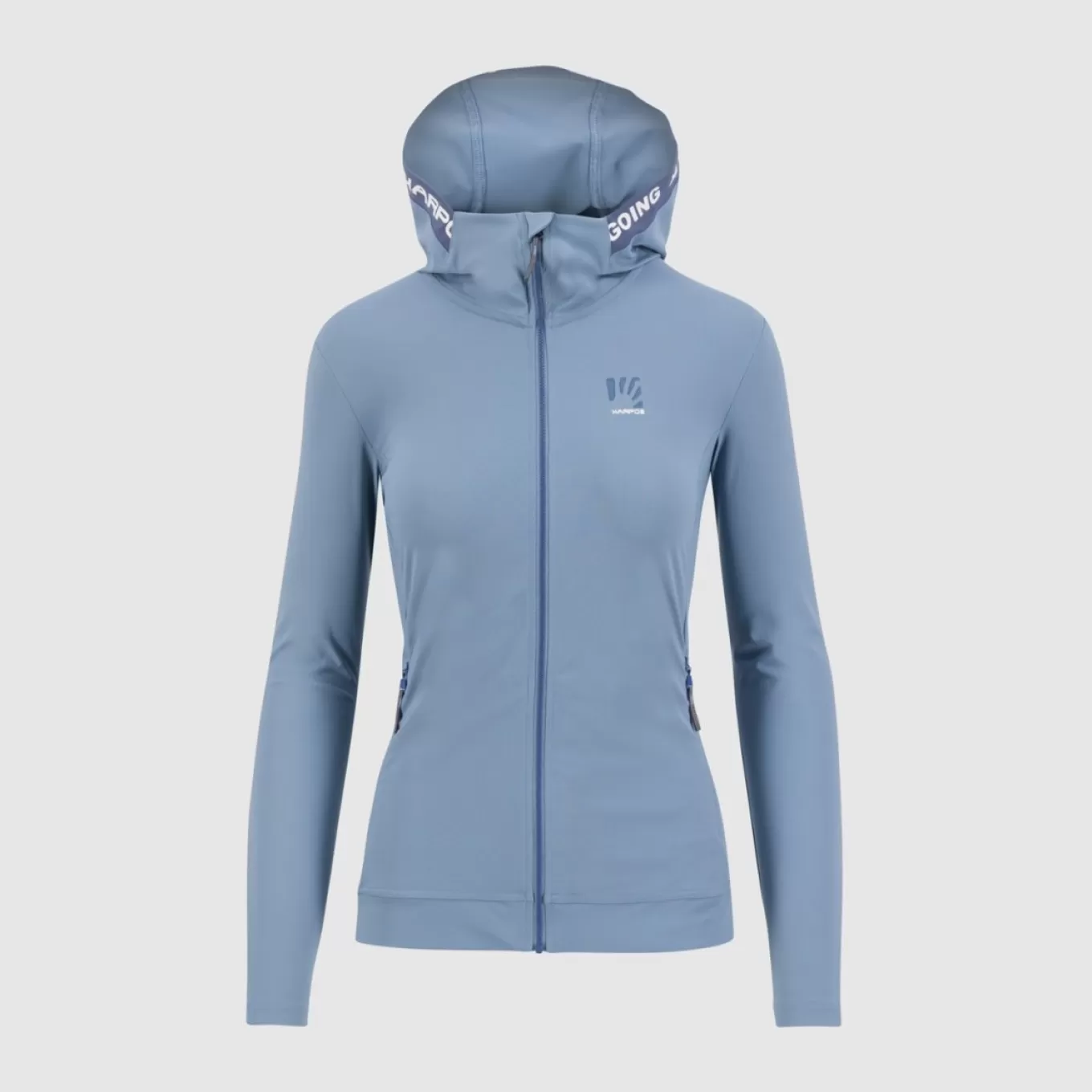 Outlet | Training | Karpos EASYFRIZZ W FULL-ZIP HOODIE SPRING LAKE/VINTAGE INDIGO