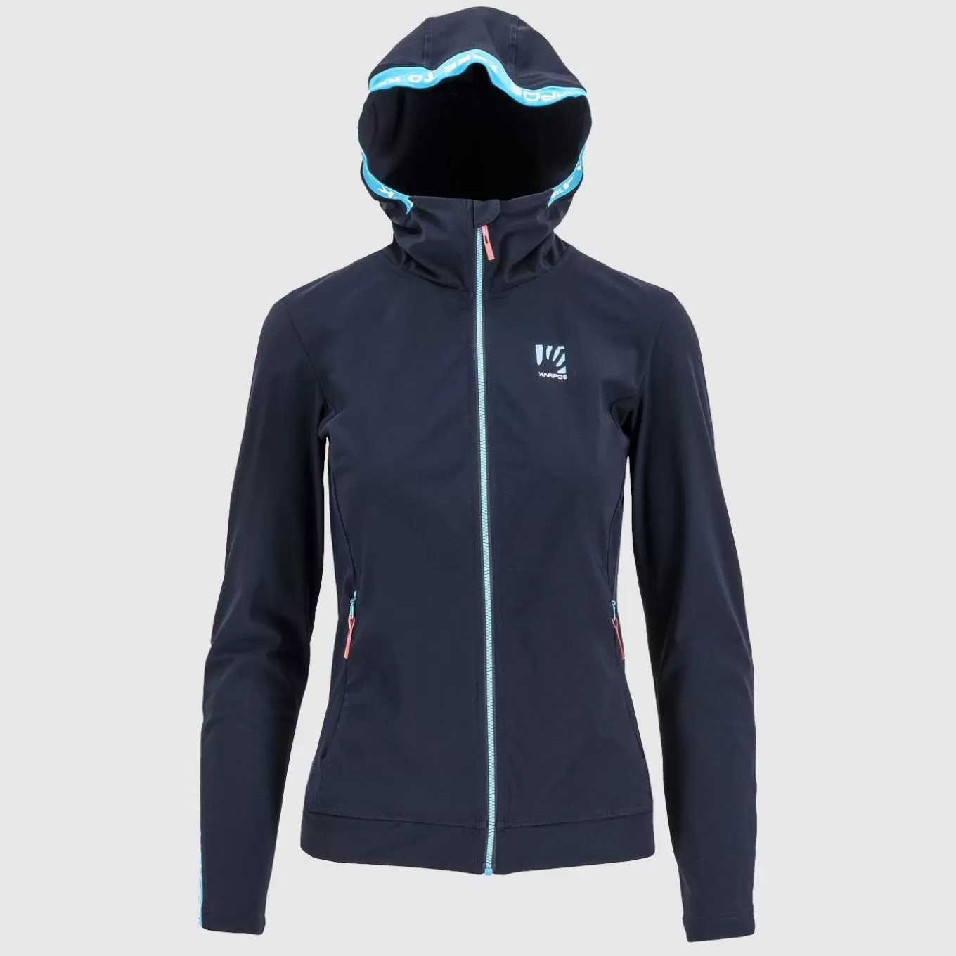 Hiking | Fleeces | Karpos EASYFRIZZ W FULL-ZIP HOODIE SKY CAPTAIN/BLUE ATOLL