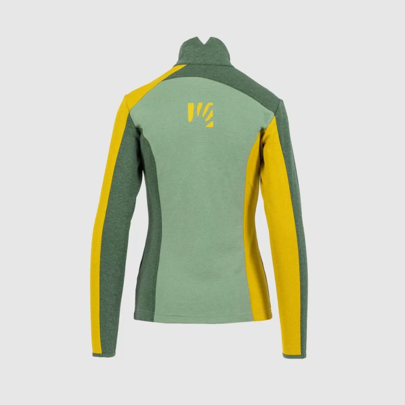 Winter | Outlet | Karpos FEDERA HALF-ZIP W FLEECE FROSTY S./JUNGLE GREEN/GOLD FL