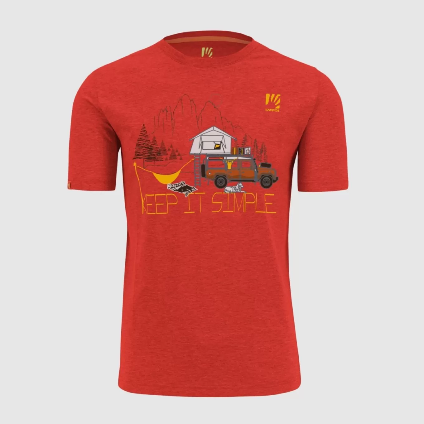 Outlet | Lifestyle | Karpos GENZIANELLA T-SHIRT PAPRIKA