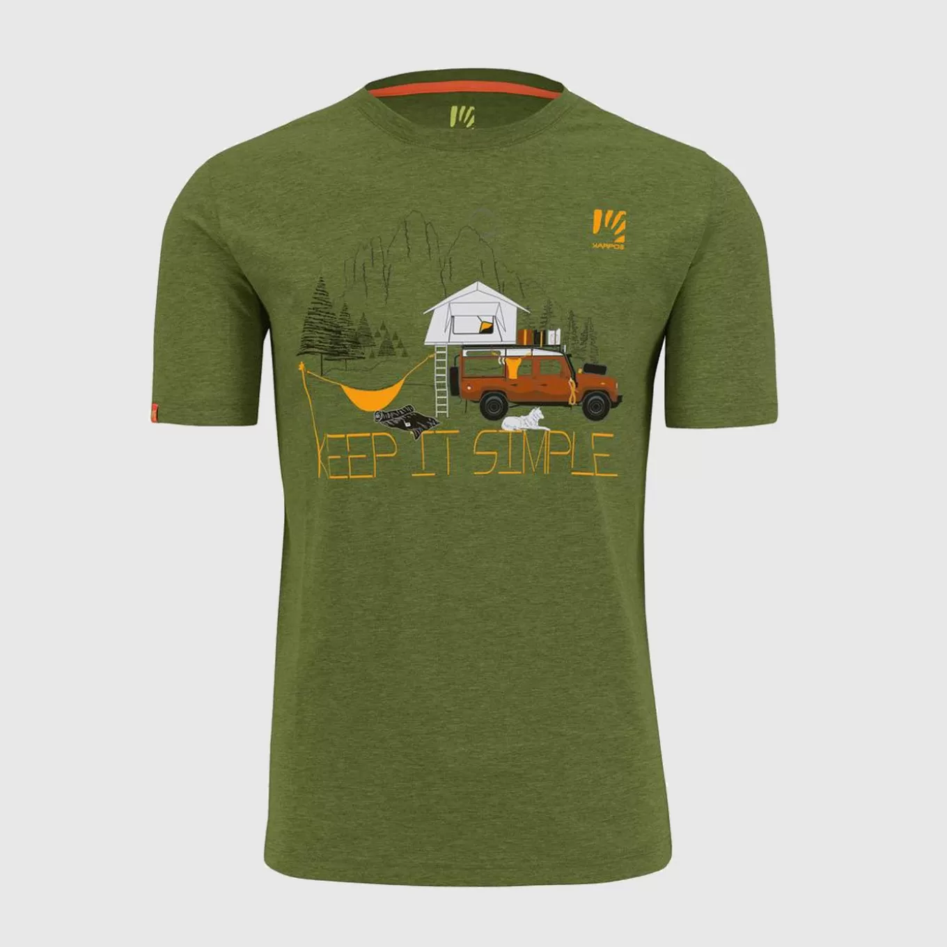 Lifestyle | Climbing | Karpos GENZIANELLA T-SHIRT CEDAR GREEN