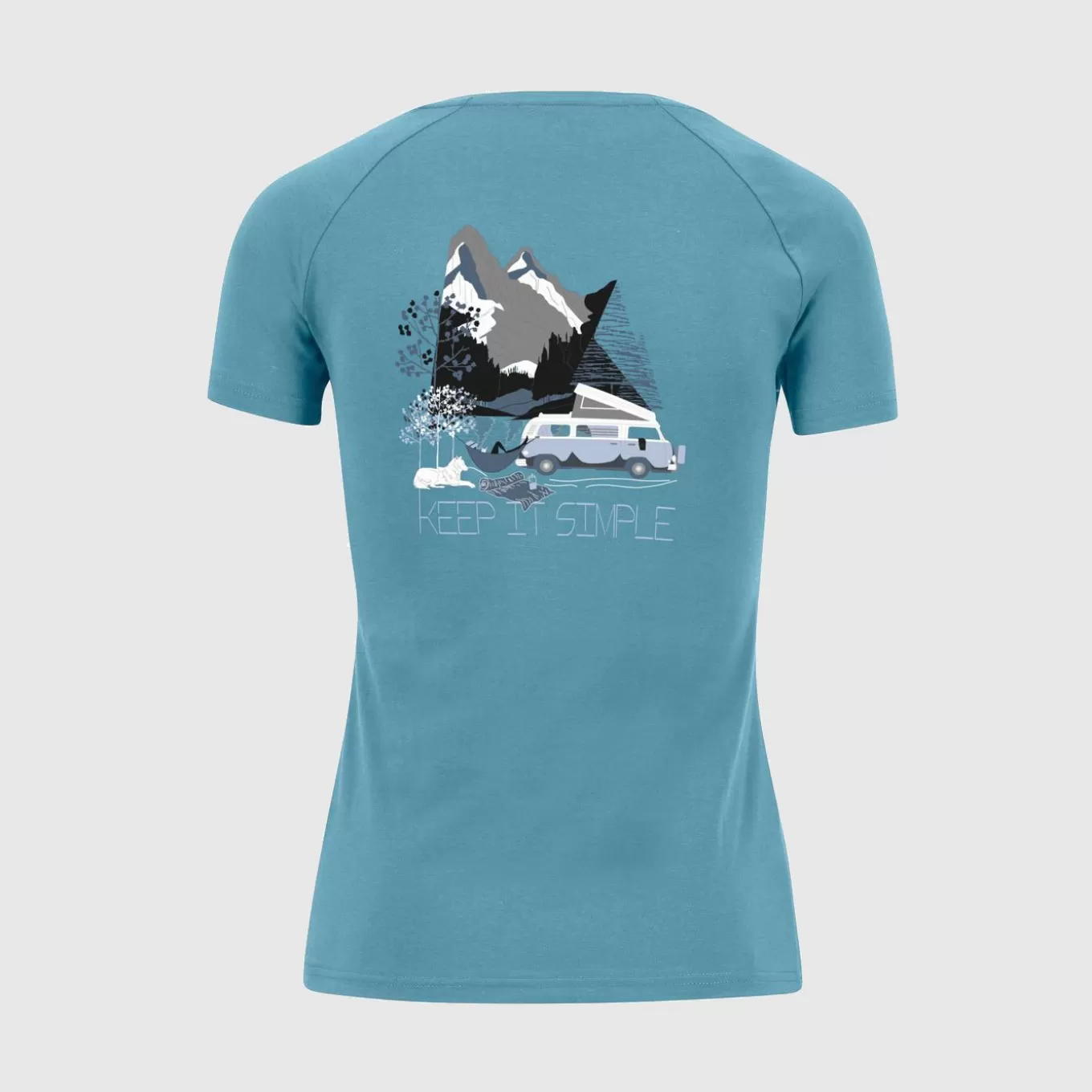 Lifestyle | Climbing | Karpos GENZIANELLA W T-SHIRT DELPHINIUM