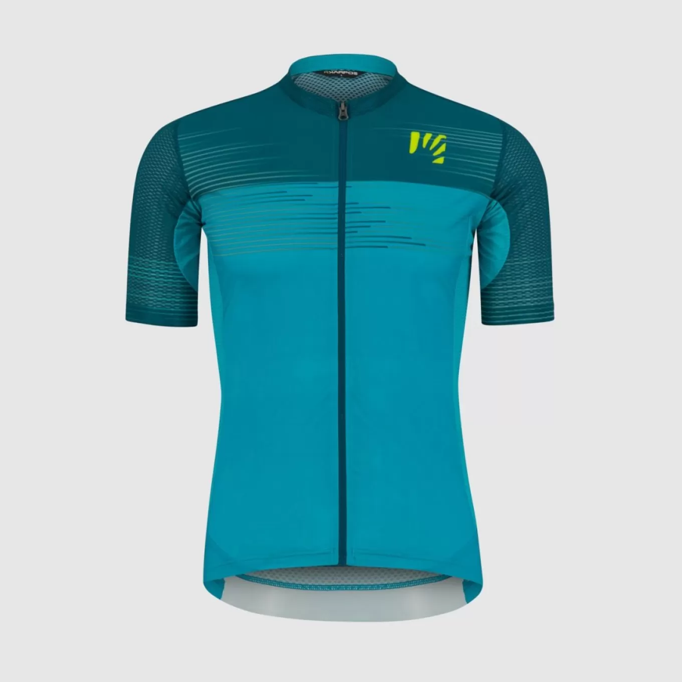 Outlet | Mountain Biking | Karpos GREEN FIRE JERSEY EMENAL B/REFL.POND/YELLO FLUO