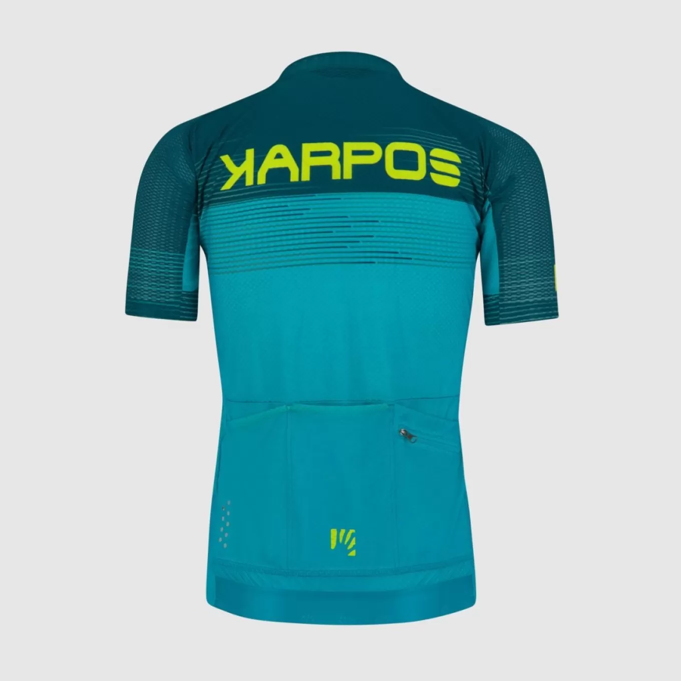 Outlet | Mountain Biking | Karpos GREEN FIRE JERSEY EMENAL B/REFL.POND/YELLO FLUO