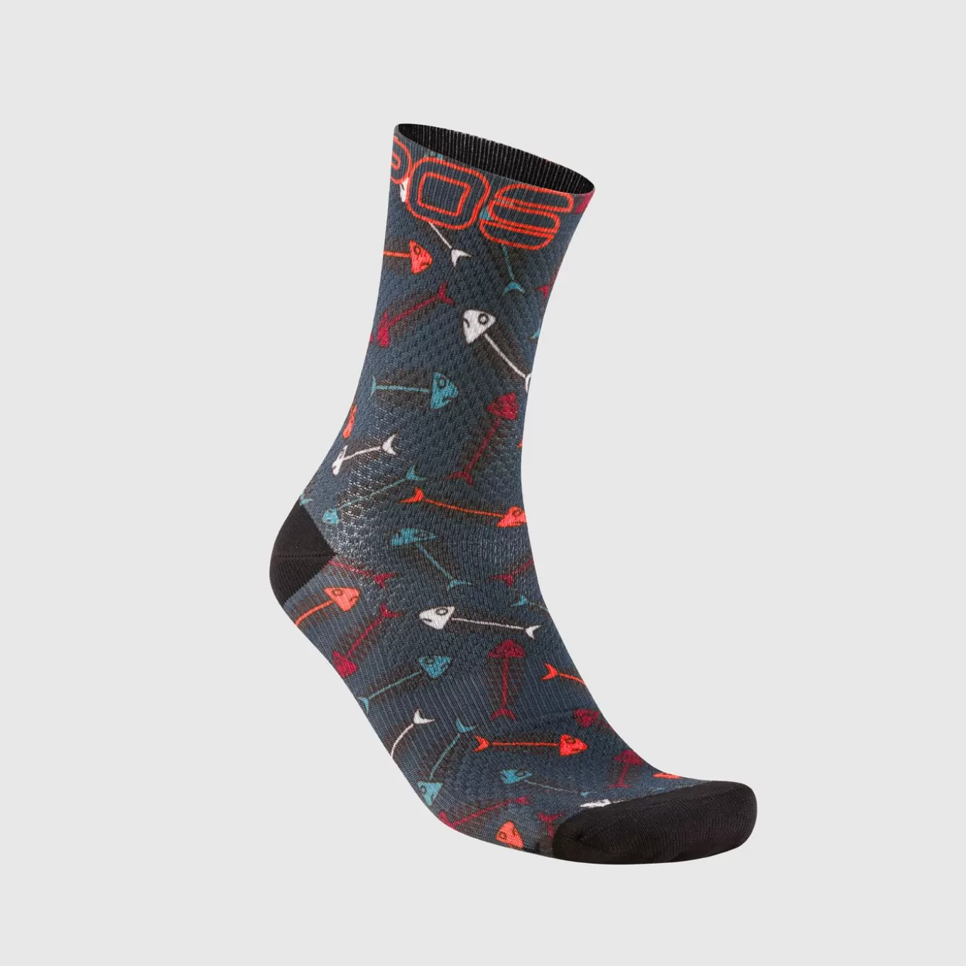 Mountain Biking | Trail Running | Karpos GREEN FIRE SOCKS OUTER SPACE SCARLET IBIS LARKS