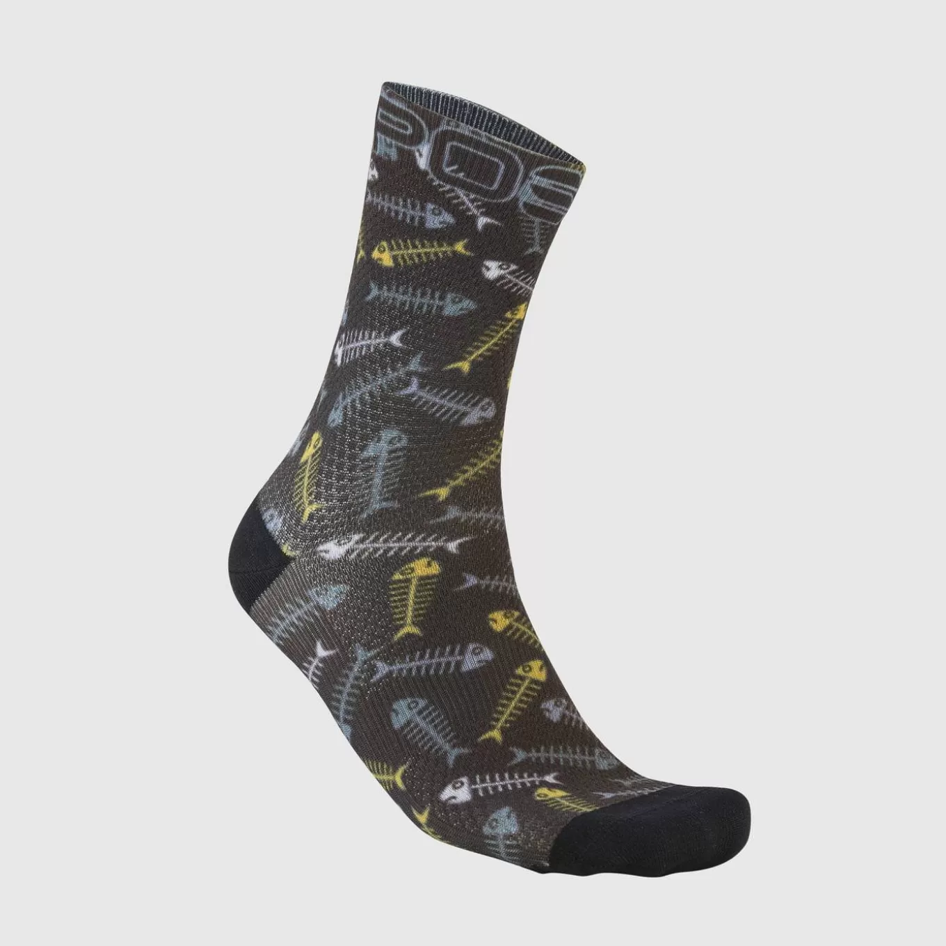 Mountain Biking | Trail Running | Karpos GREEN FIRE SOCKS BLACK/OMBRE BLUE/LEMON CURRY