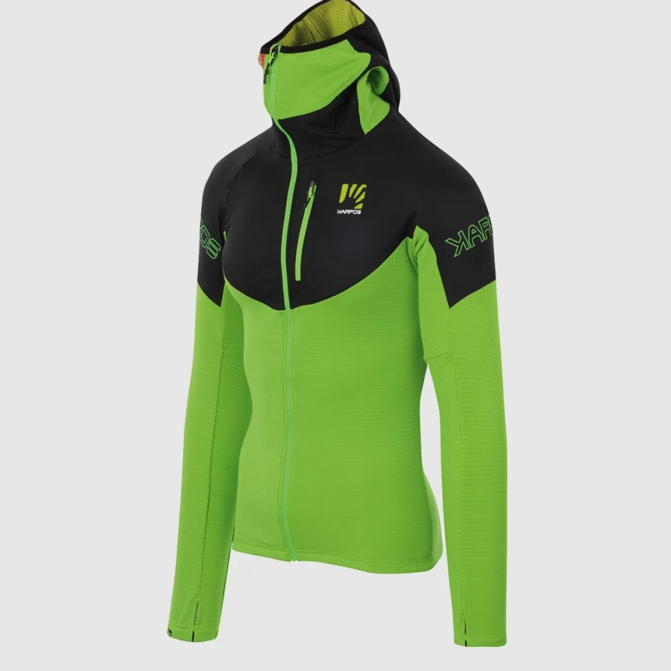 Fleeces | Karpos K-PERFORMANCE FLEECE APPLE GREEN BLACK