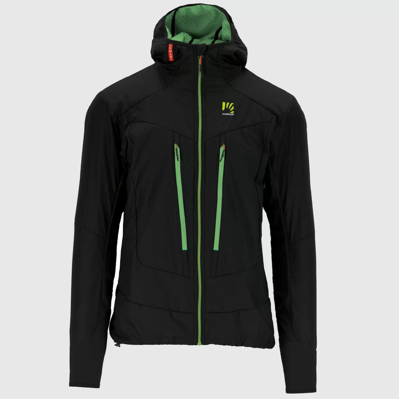 Alpine & Climbing | Mountaineering | Karpos K-PERFORMANCE HYBRID JACKET BLACK/JASMINE GREEN