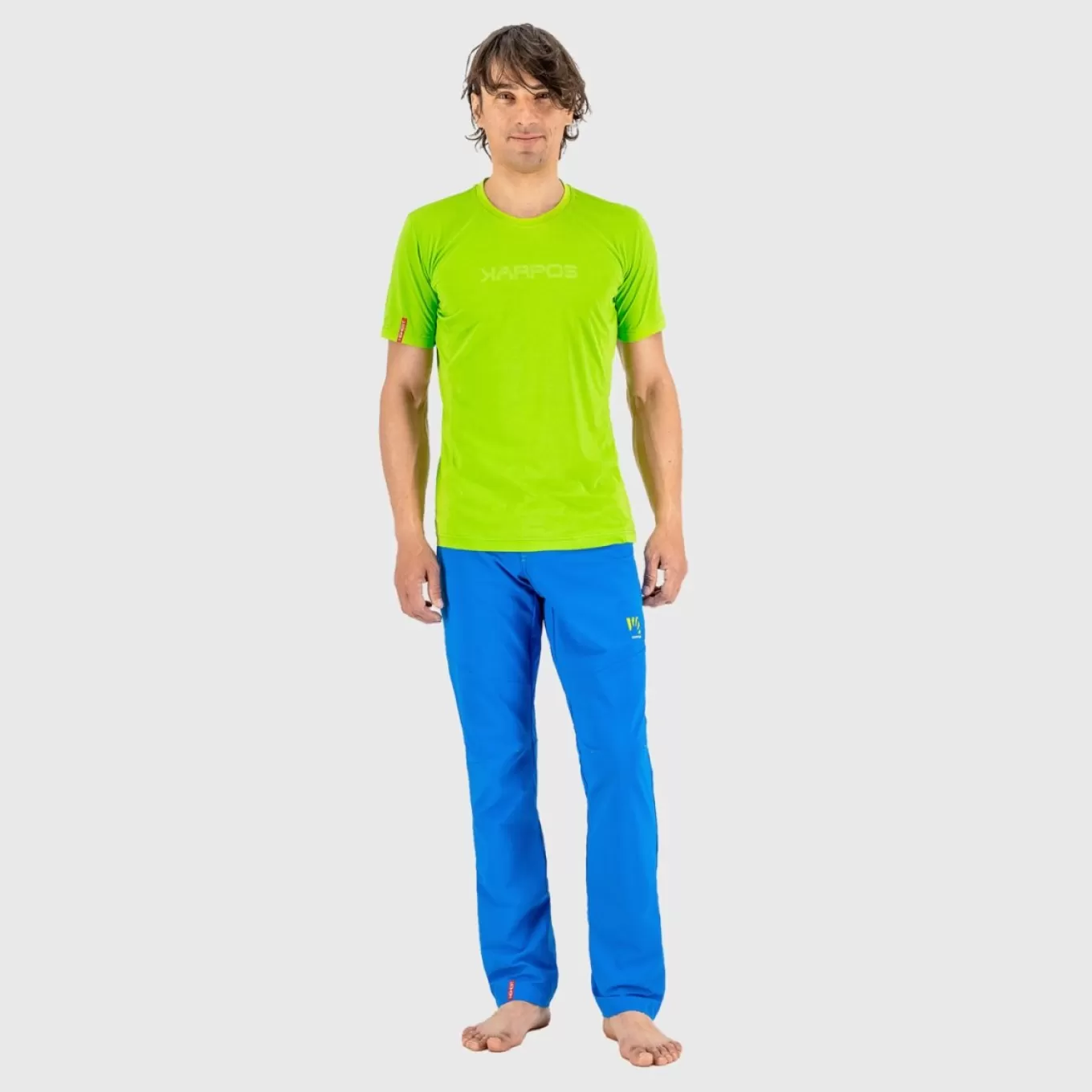 Alpine & Climbing | Mountaineering | Karpos K-PERFORMANCE ROCK CLIMBING PANT INDIGO B/JASMINE GREEN