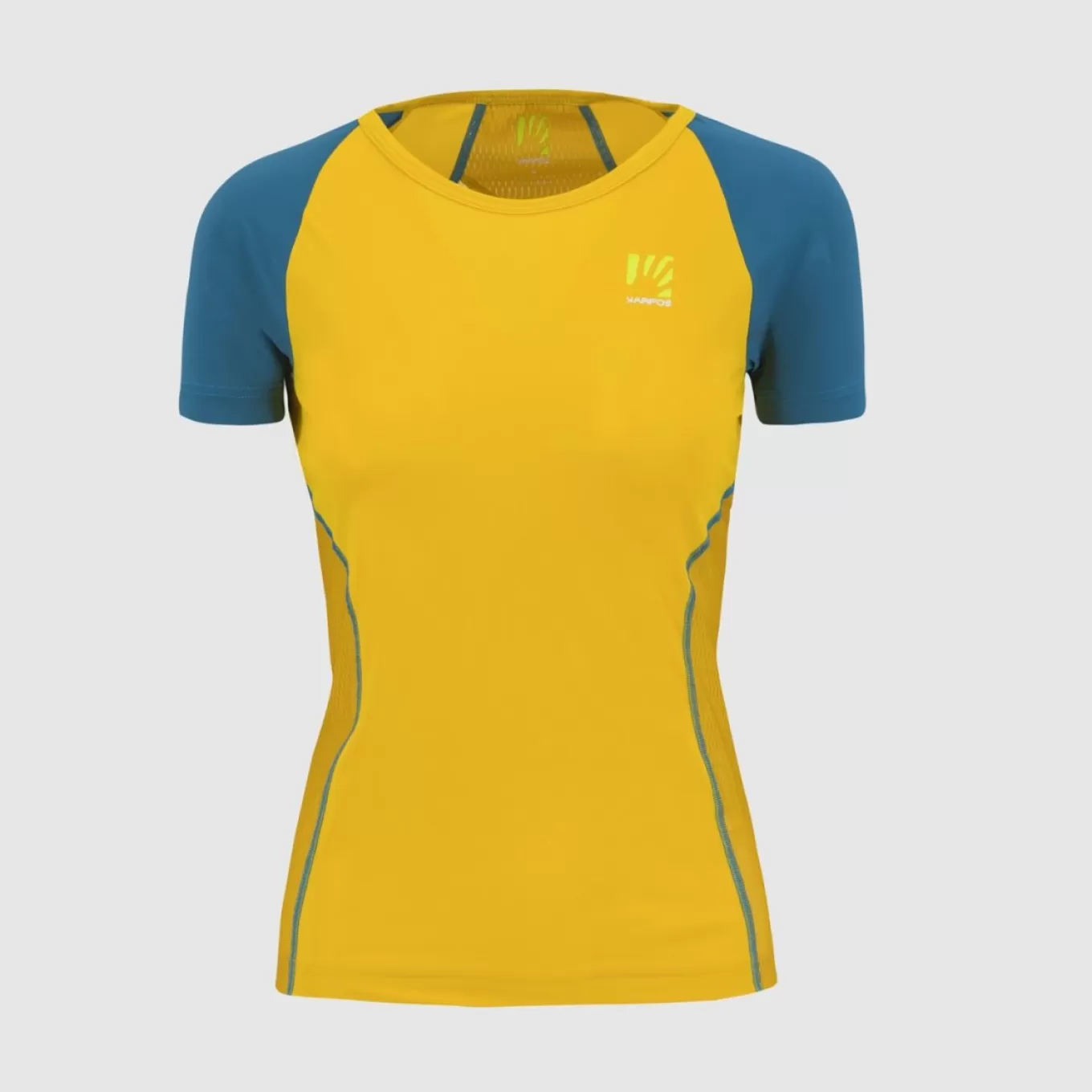 Outlet | Trail Running | Karpos LAVAREDO EVO W JERSEY LEMON CURRY/CORSAIR