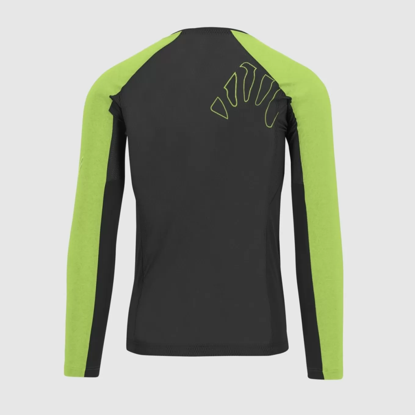 Trail Running | T-Shirts | Karpos LAVAREDO JERSEY LS BLACK/JASMINE GREEN