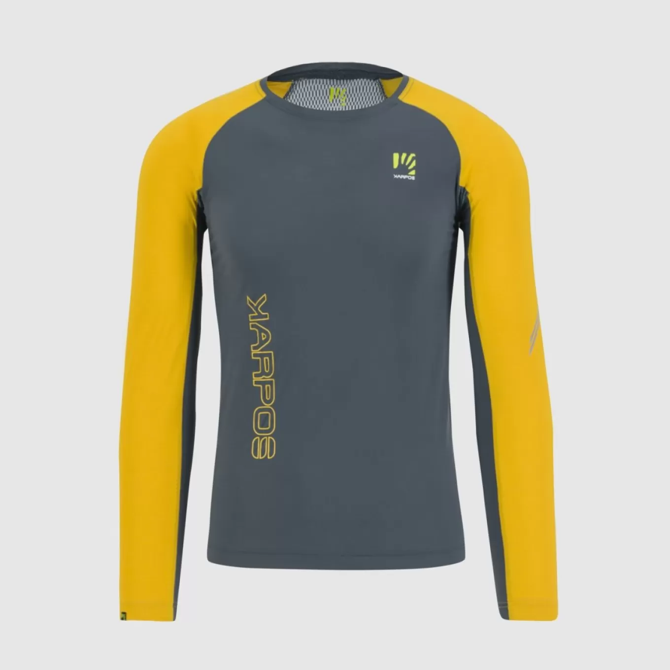 Trail Running | T-Shirts | Karpos LAVAREDO JERSEY LS DARK SLATE/LEMON CURRY