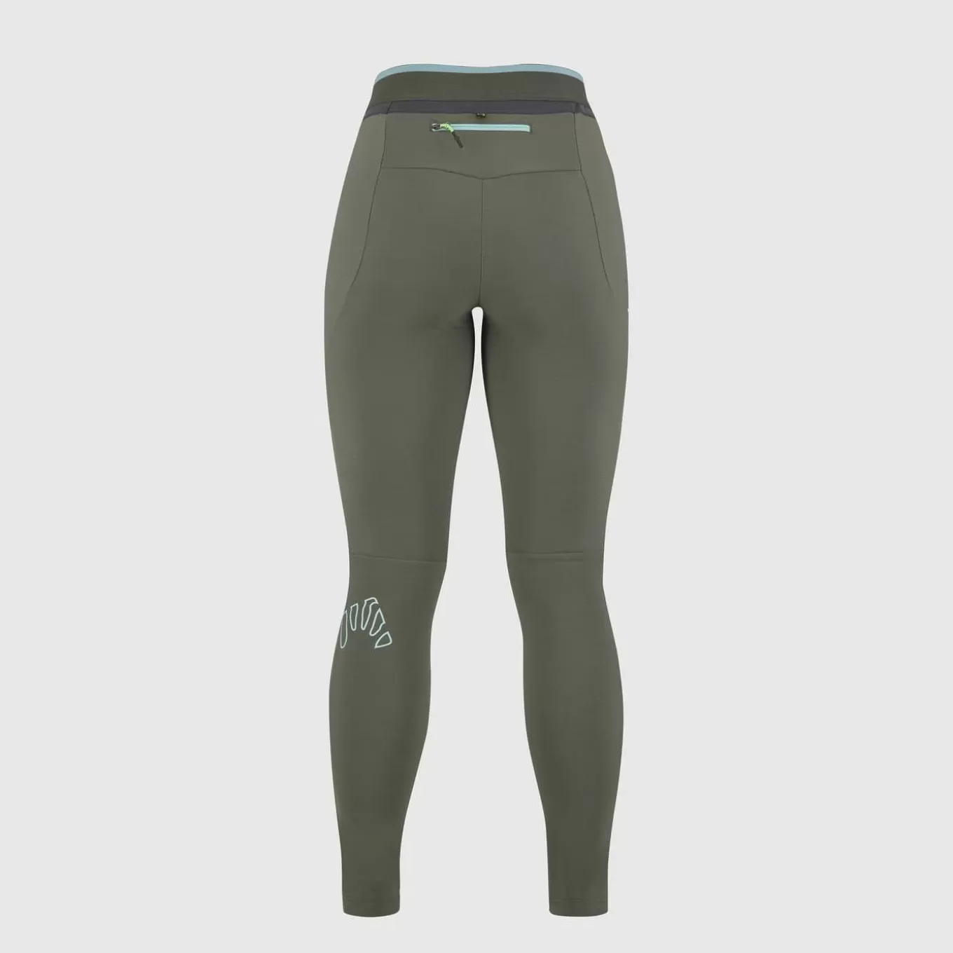 Outlet | Winter | Karpos LAVAREDO PLUS WINTER W TIGHTS THYME/BLACK SAND