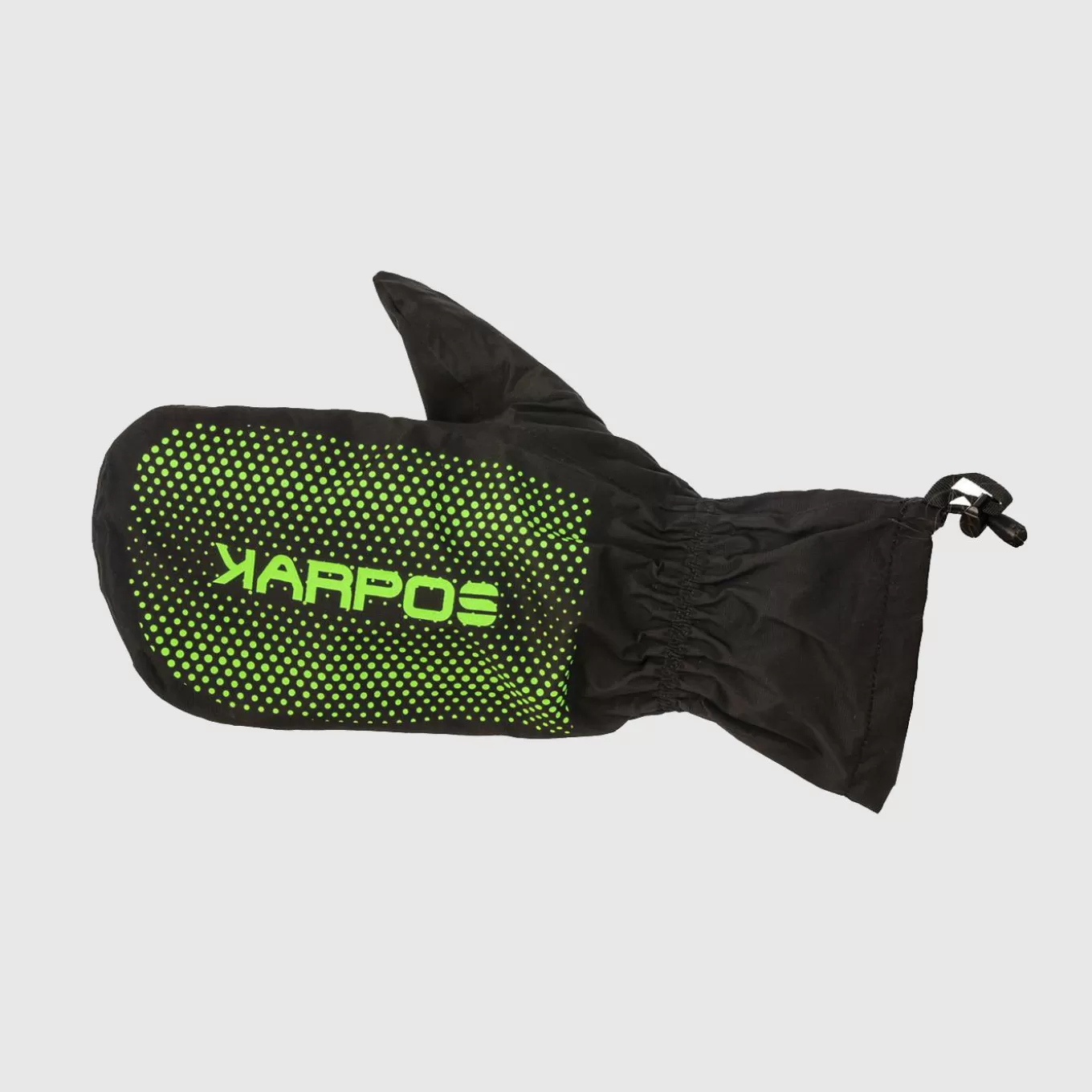 Rain | Mountain Biking | Karpos LAVAREDO RAIN MITT BLACK/GREEN FLUO