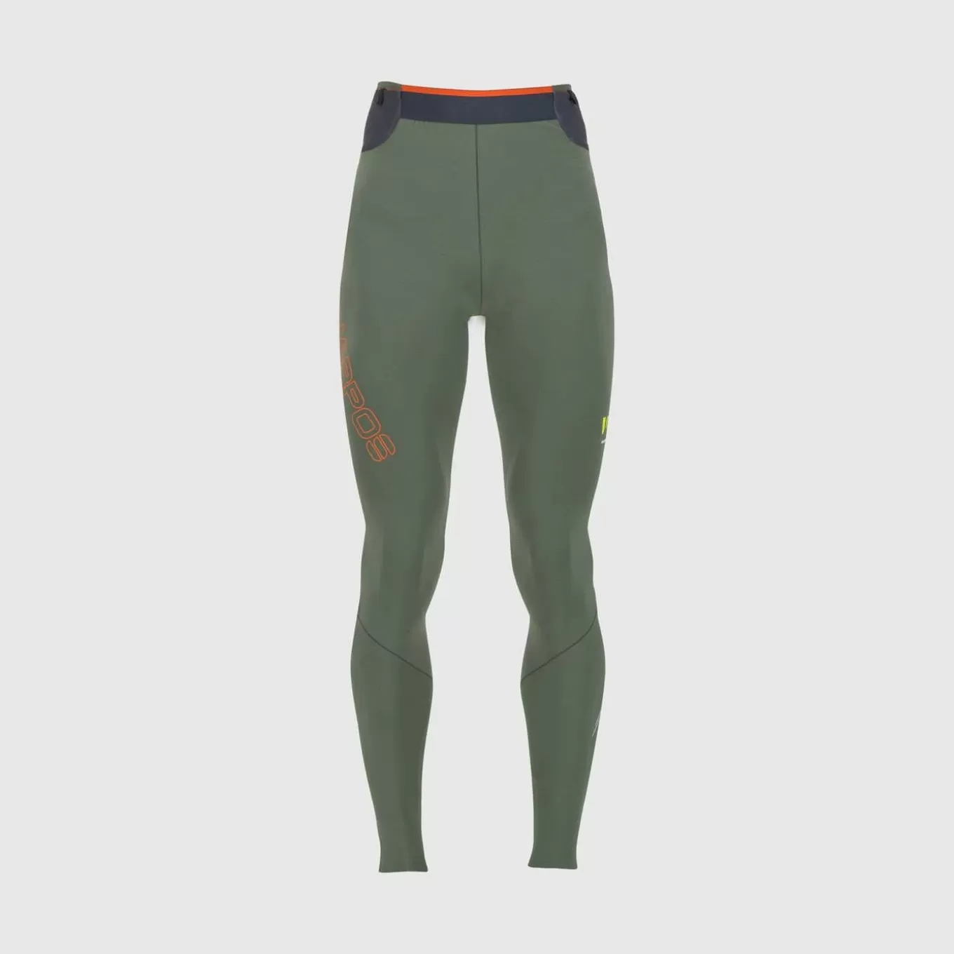 Winter | Trail Running | Karpos LAVAREDO WINTER TIGHTS THYME/BLACK SAND