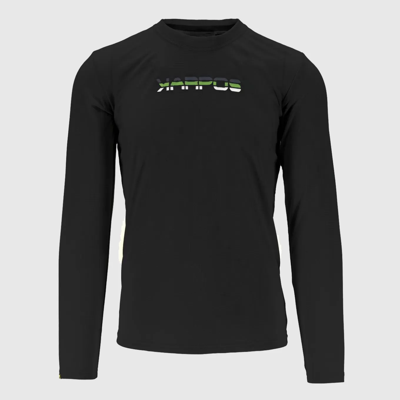 Hiking | T-Shirts | Karpos LOMA JERSEY LS BLACK/JASMINE GREEN