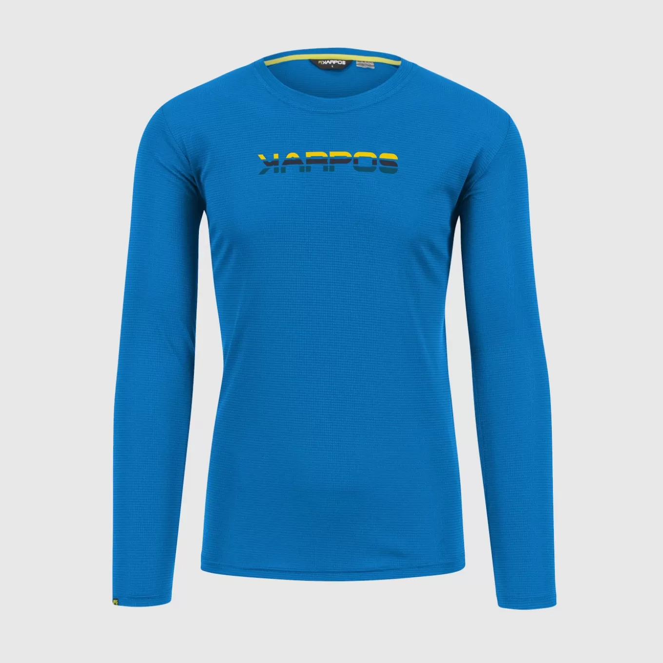 Hiking | T-Shirts | Karpos LOMA JERSEY LS INDIGO BUNTING/HIGH VISIBILITY