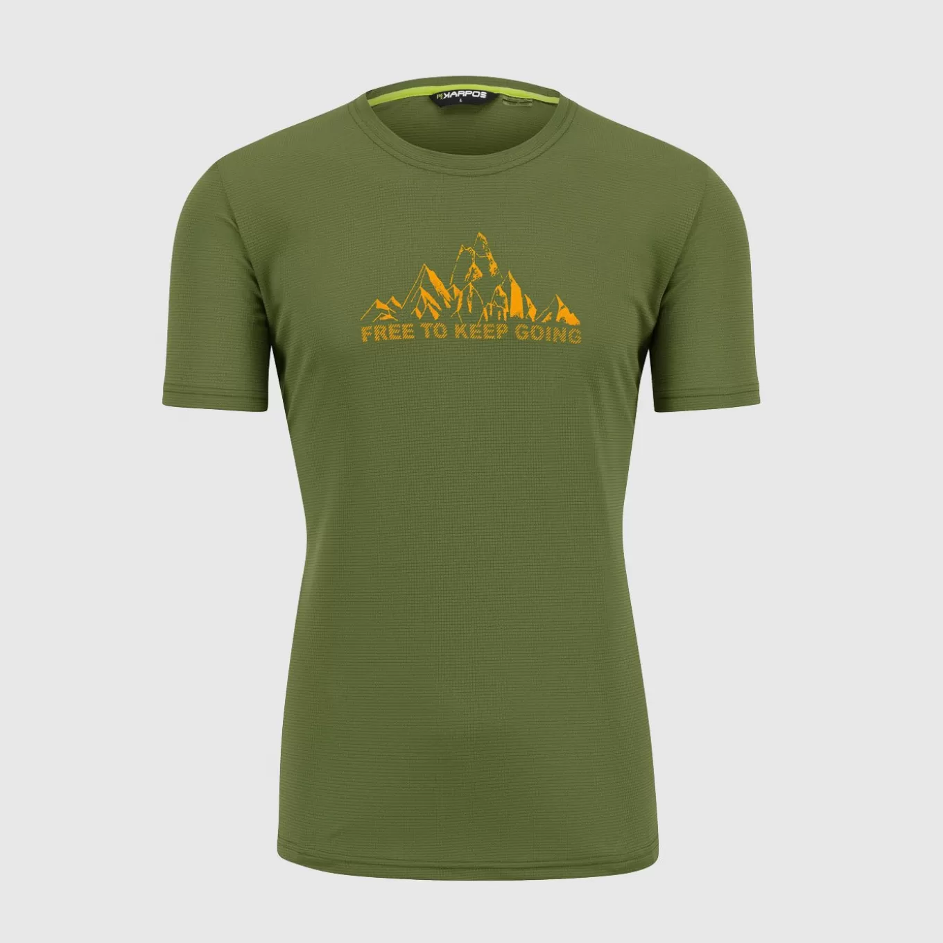 Hiking | T-Shirts | Karpos LOMA PRINT JERSEY RIFLE GREEN/RADIANT