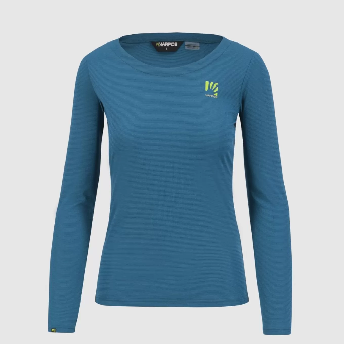 Hiking | T-Shirts | Karpos LOMA W JERSEY LS CORSAIR/ADRIATIC BLUE/LEMON CU