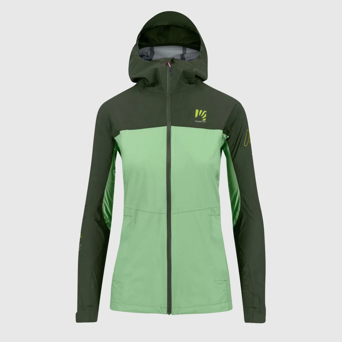 Rain | Ski Mountaineering | Karpos LOT RAIN W JACKET ARCADIAN/RIFLE GREEN