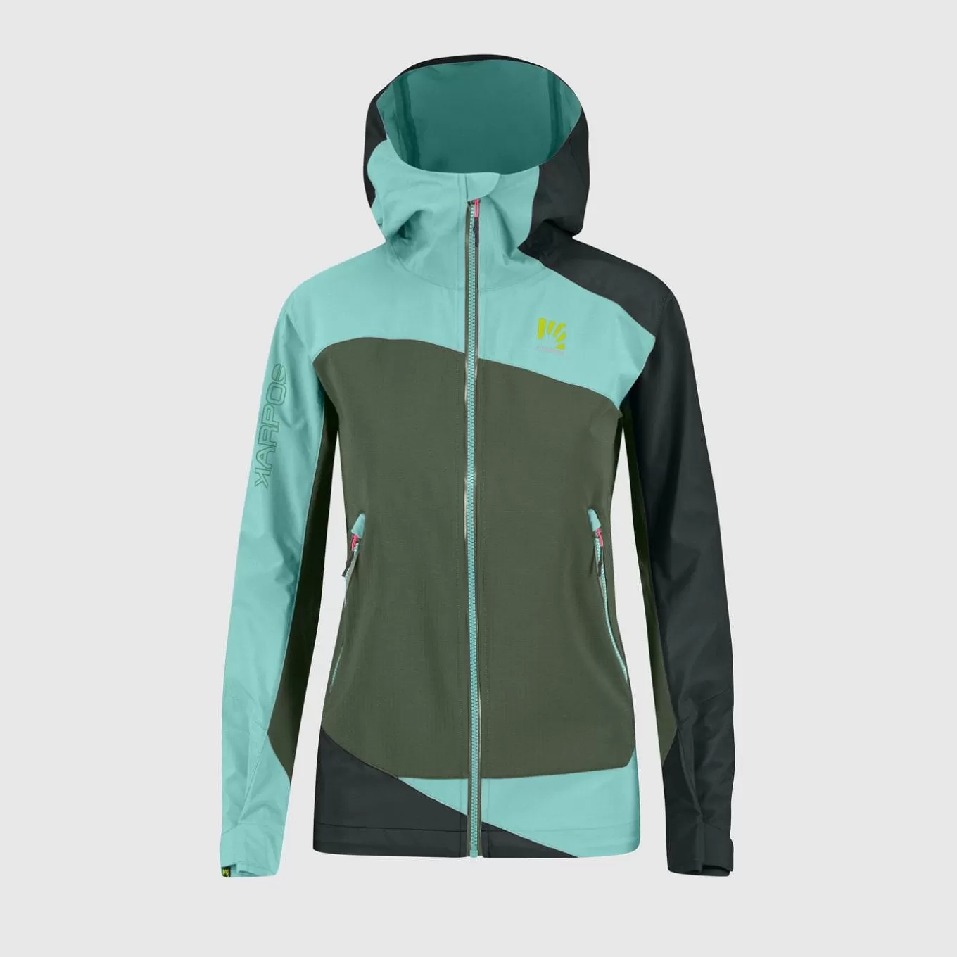 Outlet | Winter | Karpos MARMOLADA W JACKET THYME/AQUA SKY/BLACK SAND