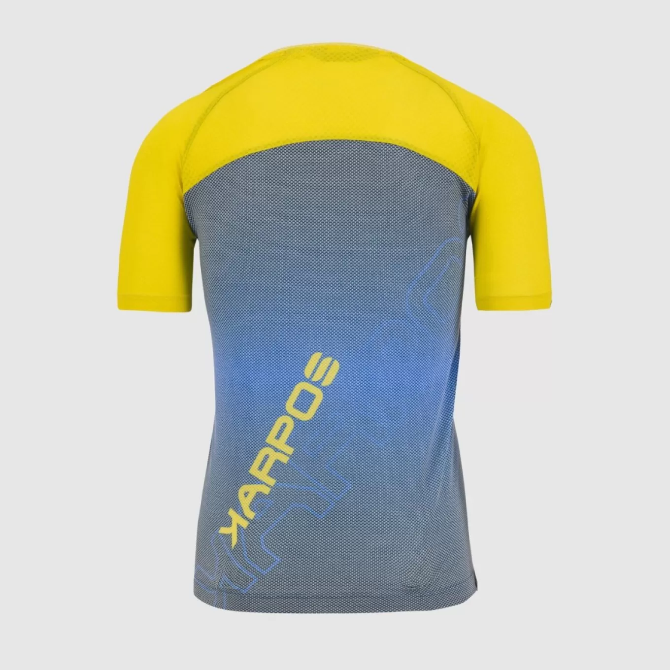 Outlet | Trail Running | Karpos MOVED EVO JERSEY INDIGO BUNTING/HIGH VISIBILITY