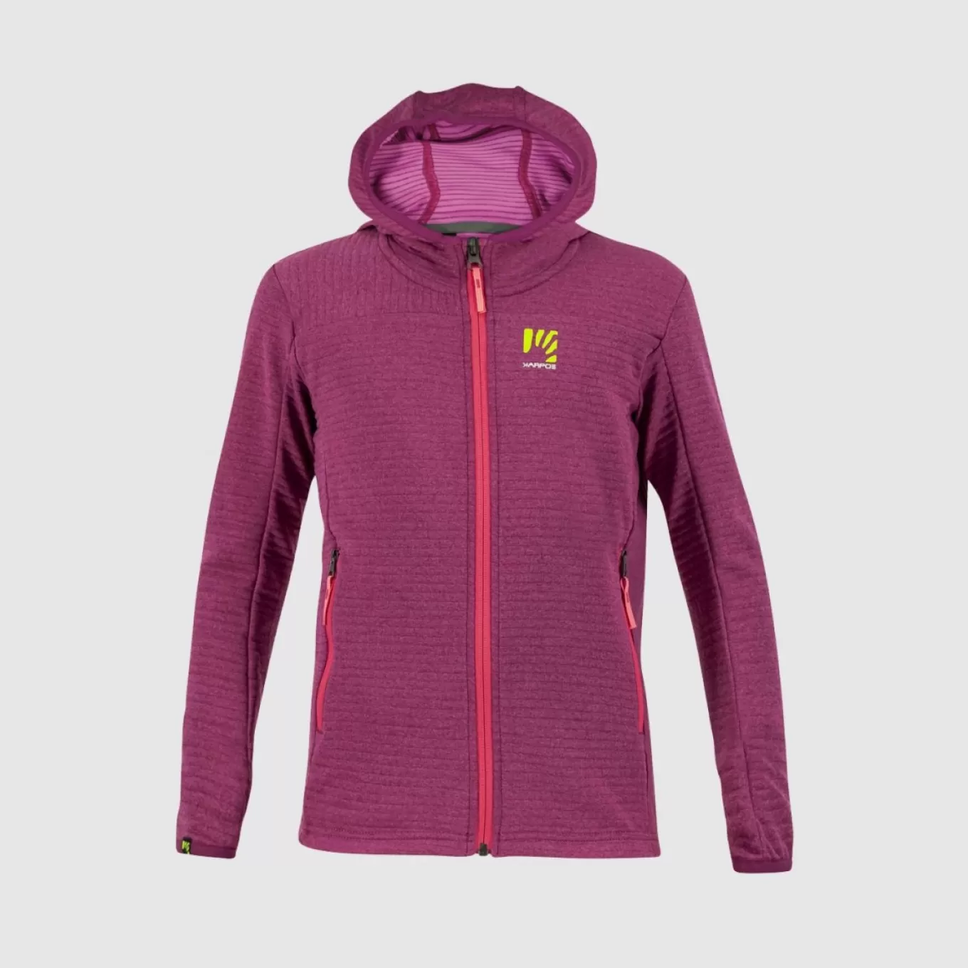 Outlet | Kids | Karpos NUVOLAU KID FULL-ZIP HOODIE RASPBERRY RADIANCE