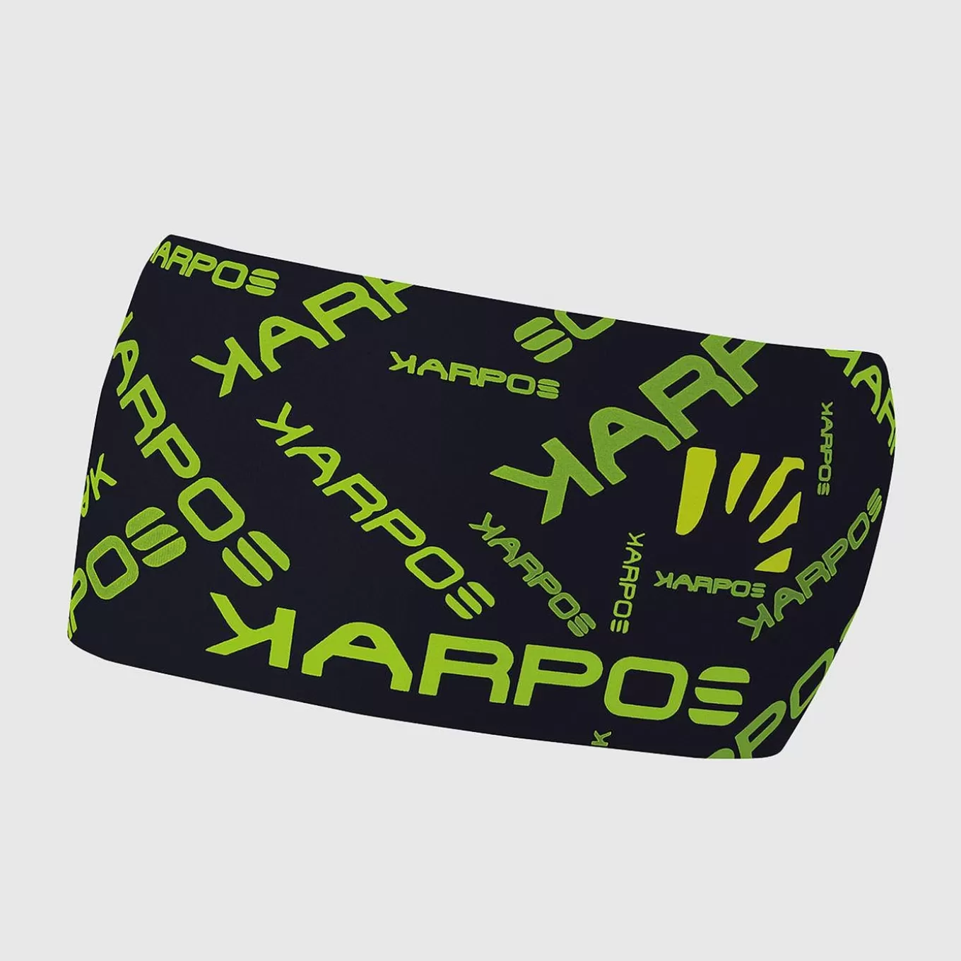 Winter | Skimo Touring | Karpos PELMO HEADBAND BLACK LIME GREEN