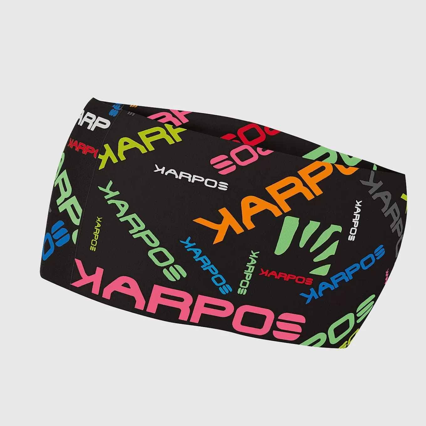 Winter | Skimo Touring | Karpos PELMO HEADBAND BLACK MULTICOLOR