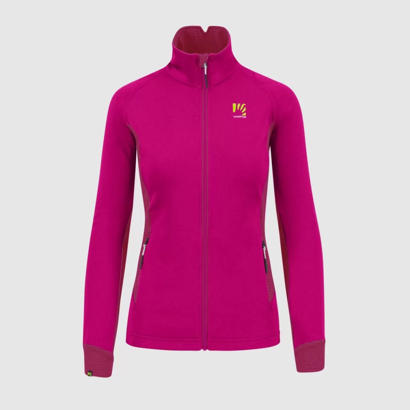 Outlet | Mountaineering | Karpos PIZZOCCO EVO W FULL-ZIP FLEECE INNUENDO/CHERRIES JUBILEE