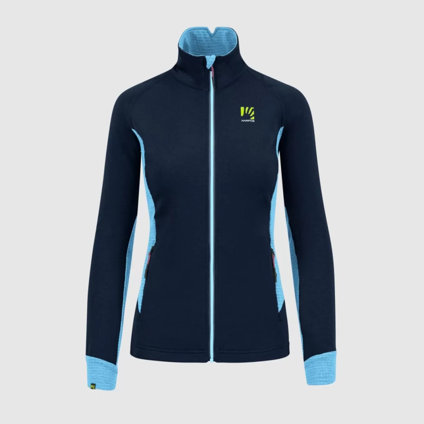 Mountaineering | Climbing | Karpos PIZZOCCO EVO W FULL-ZIP FLEECE SKY CAPTAIN/BLUE ATOLL