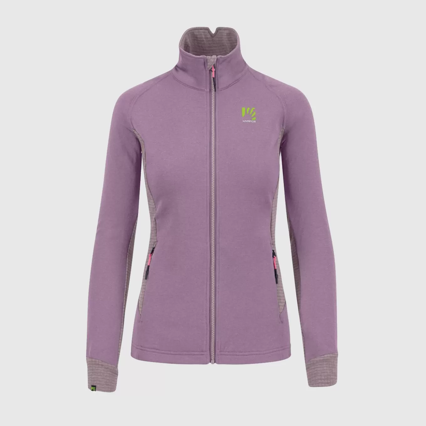 Mountaineering | Climbing | Karpos PIZZOCCO EVO W FULL-ZIP FLEECE VALERIAN/NIRVANA