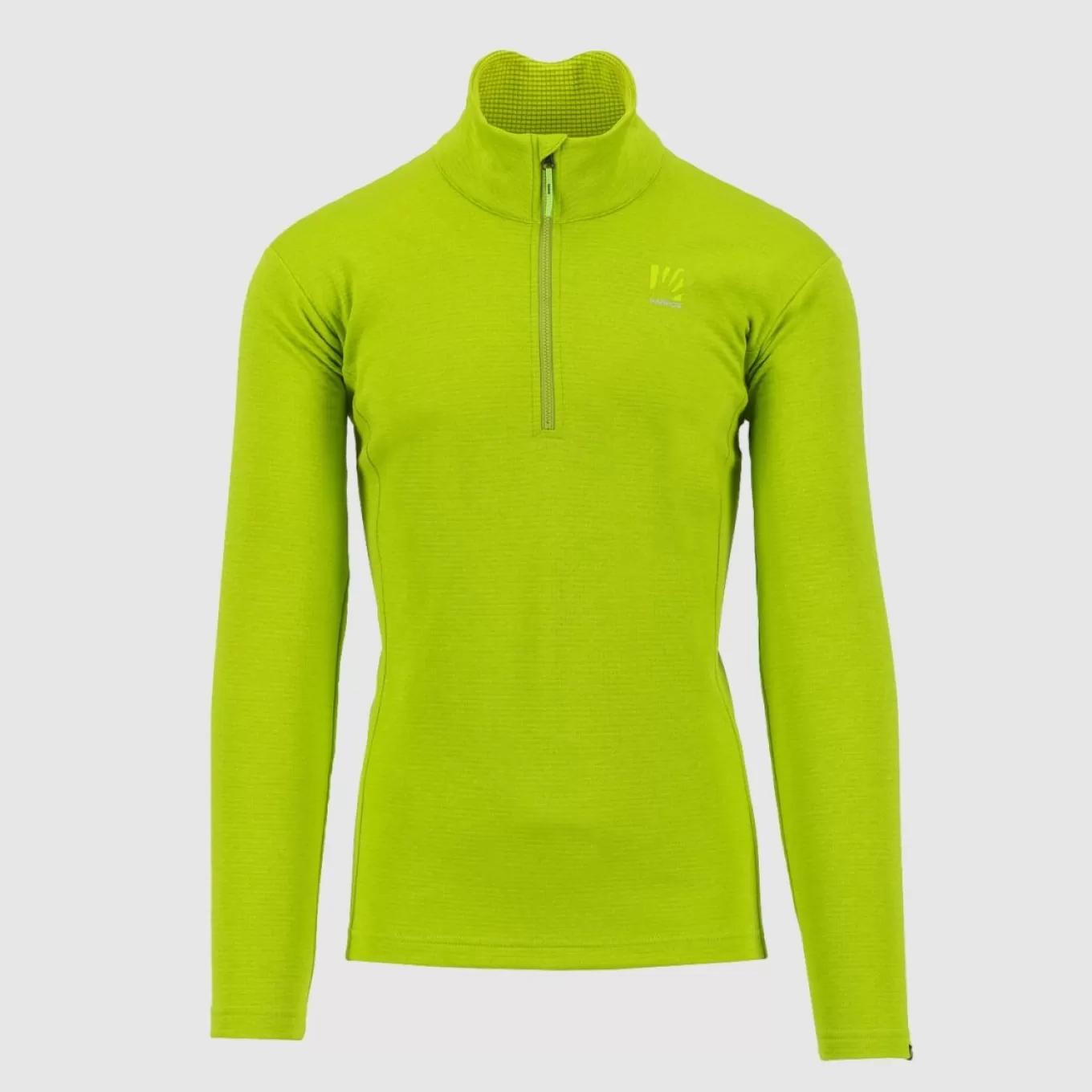 Fleeces | Outlet | Karpos PIZZOCCO HALF ZIP LIME GREEN