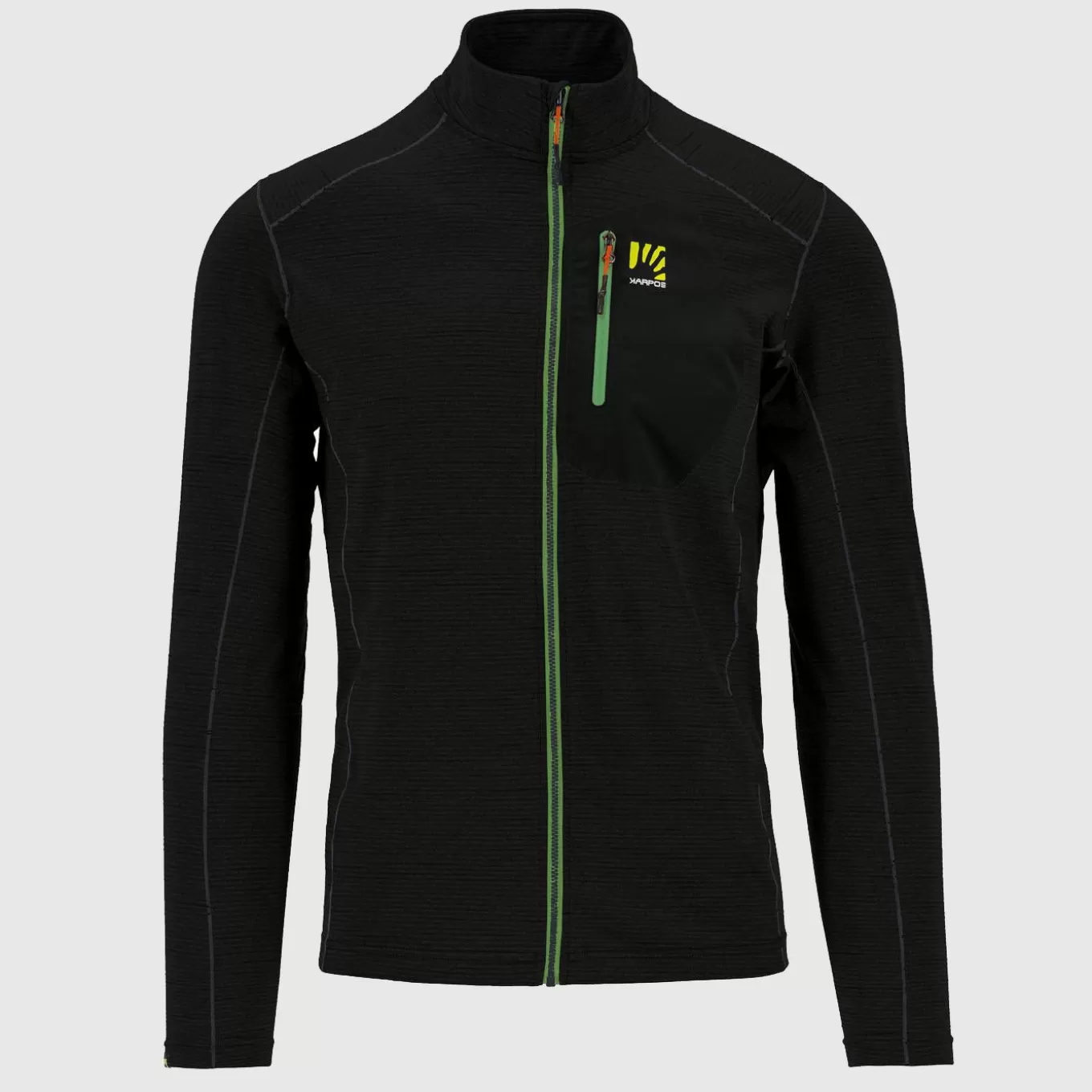 Alpine & Climbing | Mountaineering | Karpos POMEDES FLEECE BLACK/JASMINE GREEN