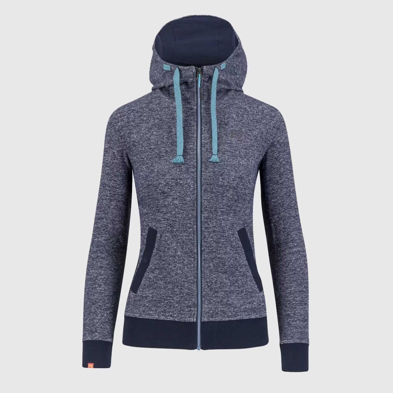 Lifestyle | Climbing | Karpos TOTOGA HEMP W FULL-ZIP HOODIE SKY CAPTAIN MELANGE