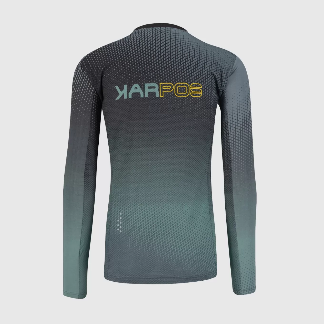 Mountain Biking | T-Shirts | Karpos VAL DI DENTRO JERSEY LS BLACK/NORTH ATLANTIC/LEMON CUR